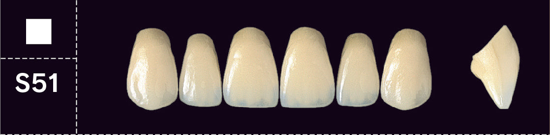 Crown PX Upper Anterior - Shades B4; C2 - C4