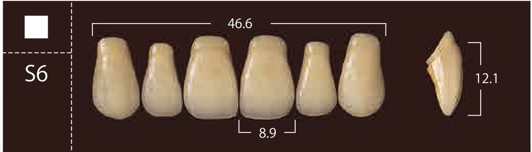 Soluut PX Anterior Upper - Shades A4; B2 - B4