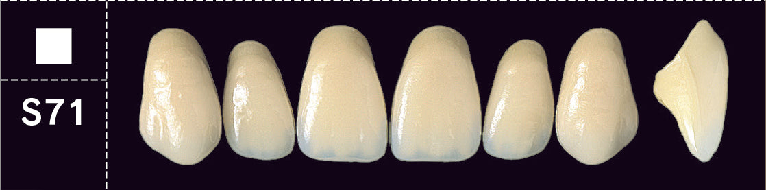 Crown PX Upper Anterior - Shades B4; C2 - C4