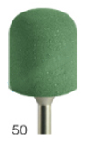 Silicone rubber polisher for acrylics