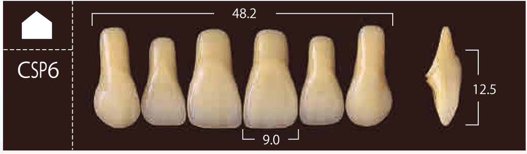 Soluut PX Anterior Upper - Shades A4; B2 - B4
