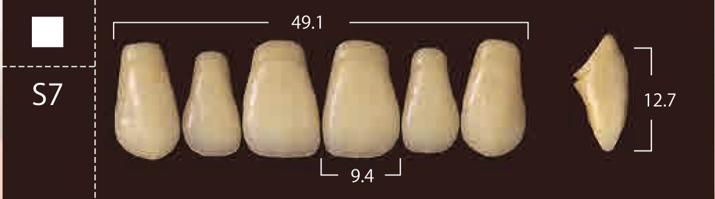 Soluut PX Anterior Upper - Shades A4; B2 - B4