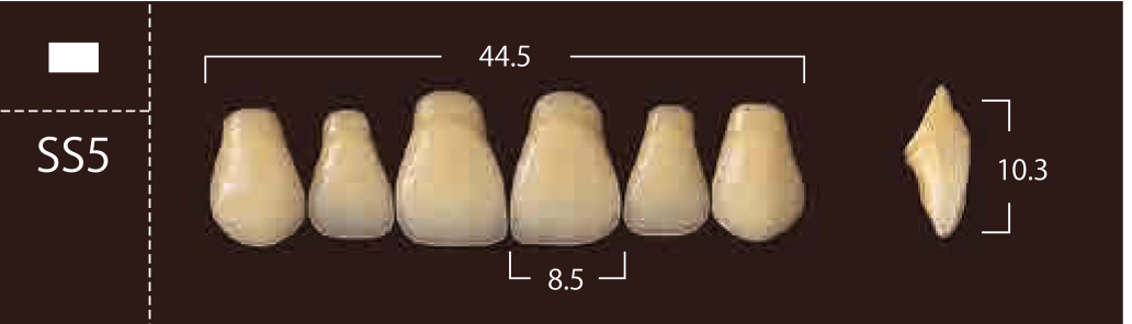 Soluut PX Anterior Upper - Shades A4; B2 - B4