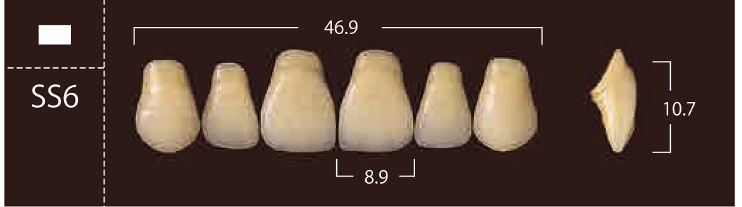 Soluut PX Anterior Upper - Shades A4; B2 - B4