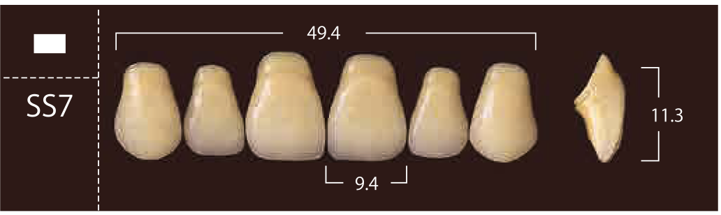 Soluut PX Anterior Upper - Shades A4; B2 - B4