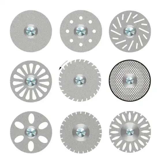 Dental diamond disc - Single side plated